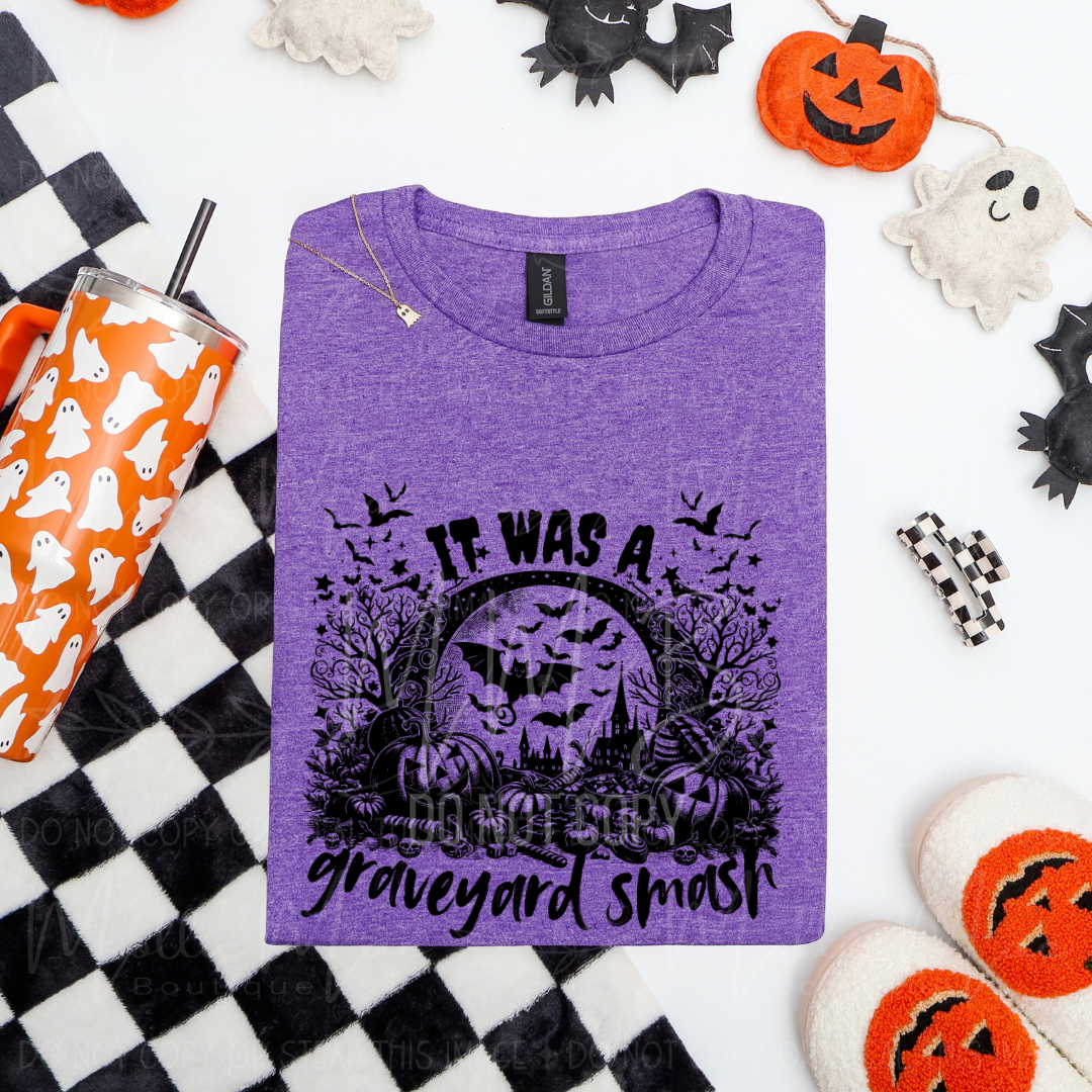 It Was The Graveyard Smash Graphic Tee