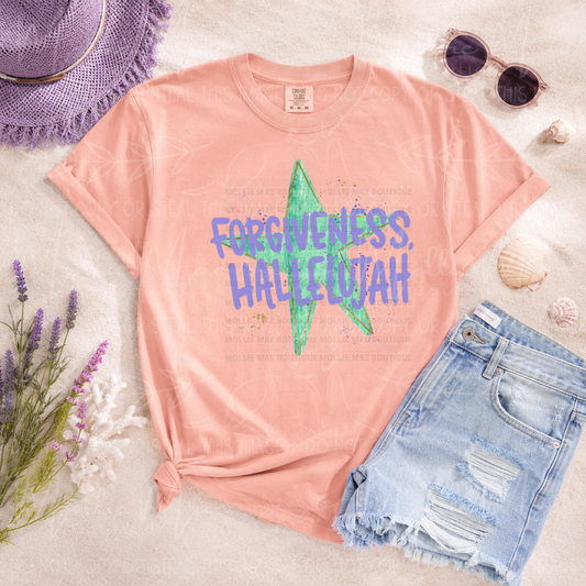 Forgiveness Hallelujah Graphic Tee