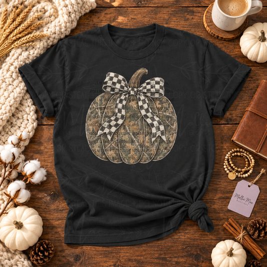 Bow Pumpkin Graphic Tee