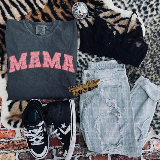 MAMA Strawberry Print Tshirt