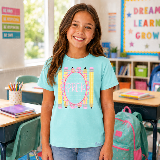 Pencil Coquette Grade Graphic Tee