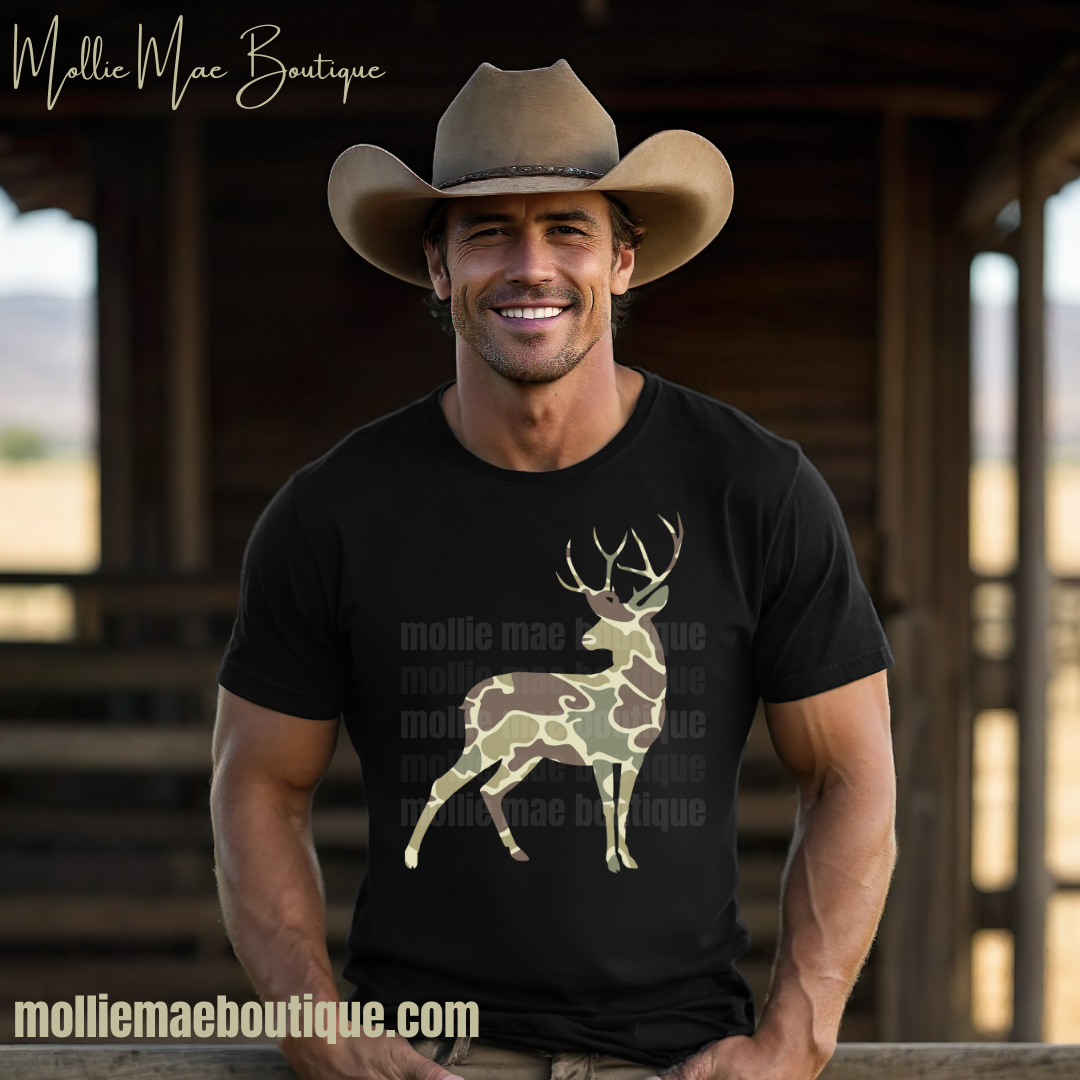 Camo Deer Tshirt