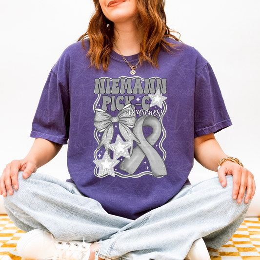 Niemann-Pick C Awareness Ribbon Graphic Tee
