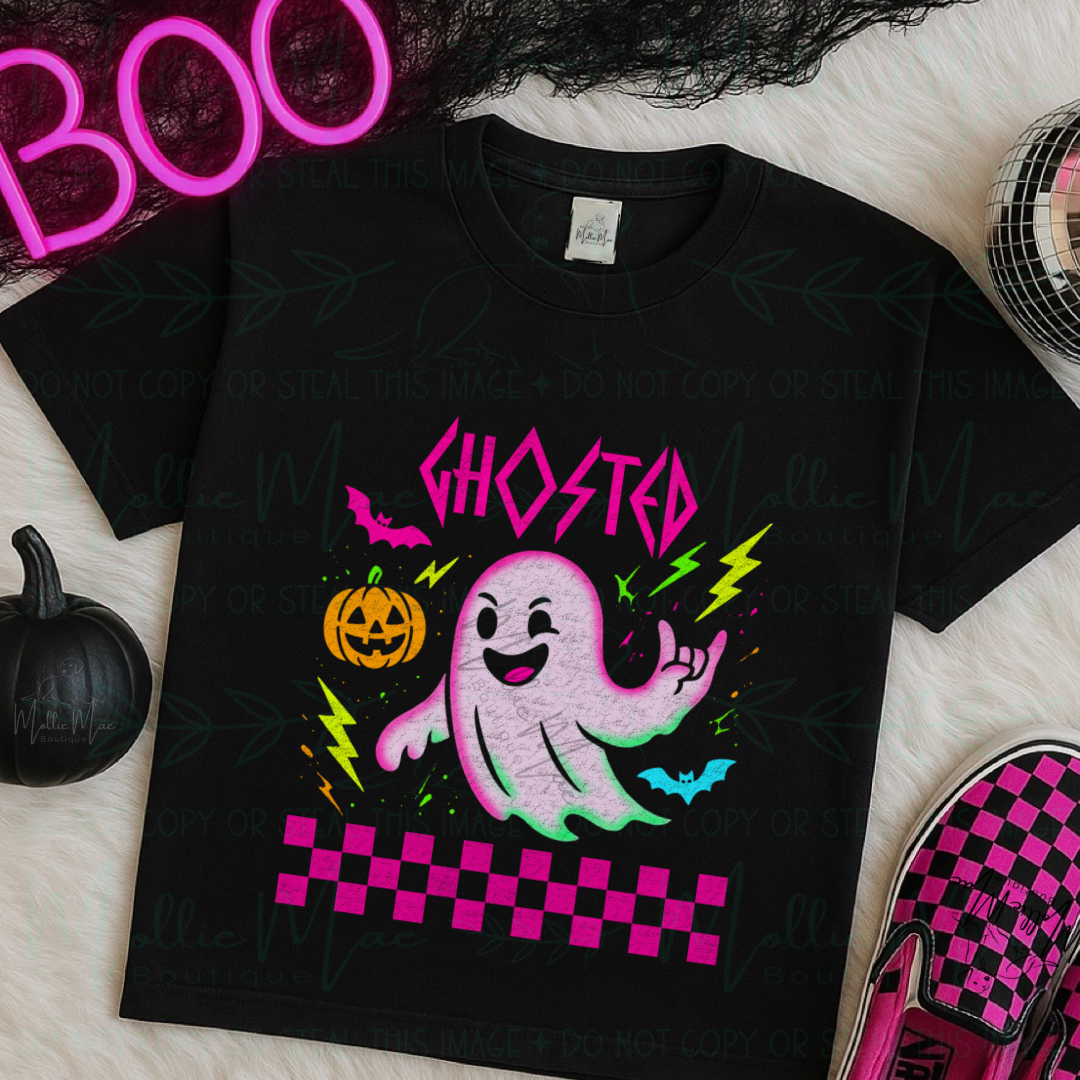 Ghosted Halloween Graphic Tee or Crewneck