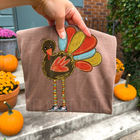 Preppy Turkey Graphic Tee