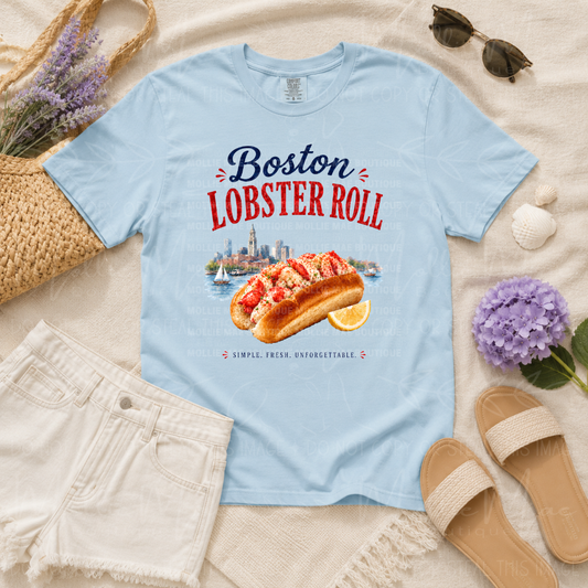Boston Lobster Roll Graphic Tee