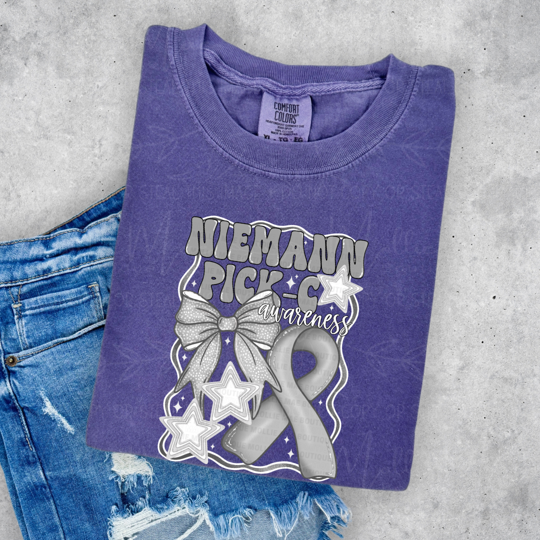 Niemann-Pick C Awareness Ribbon Graphic Tee