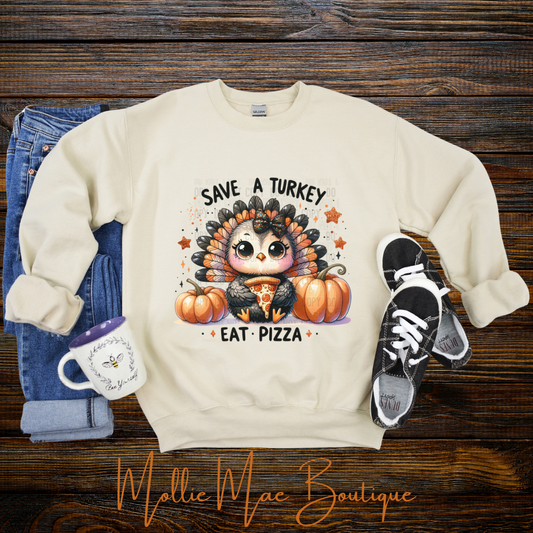 SAVE A TURKEY EAT PIZZA