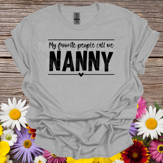 My Favorite People Call Me Nanny