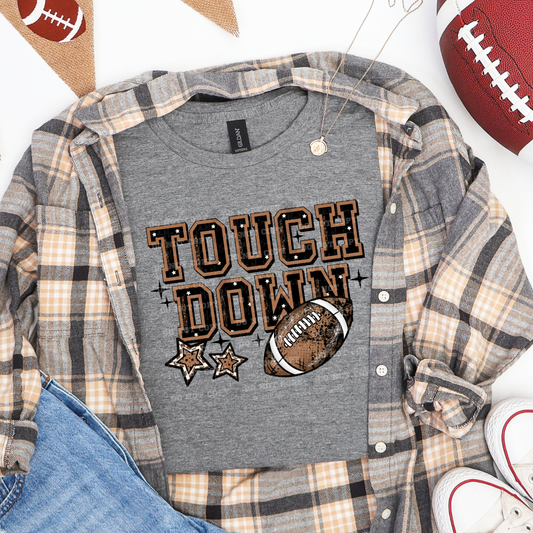 Touch Down Football Graphic Tee