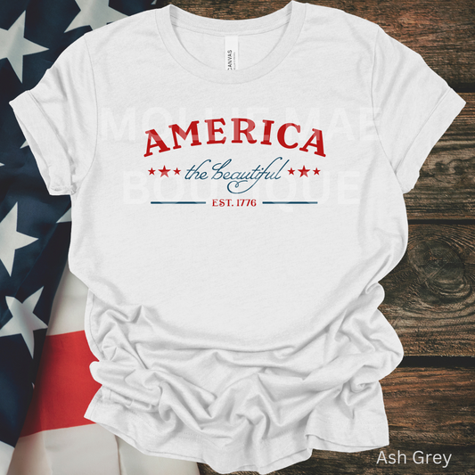 America the Beautiful Tshirt