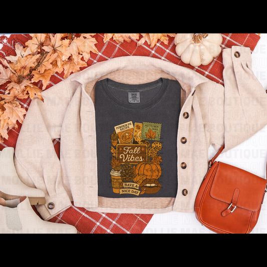 Retro Fall Vibes Graphic Tee