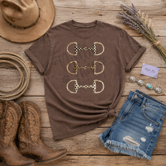 Triple Snaffle Bit Western Graphic Tee