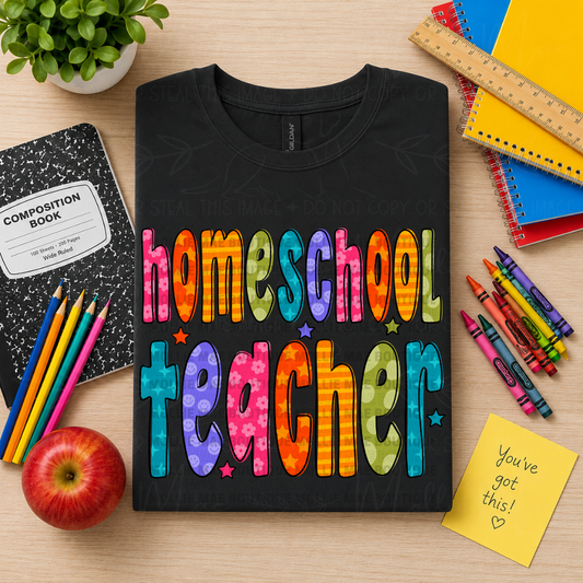 Homeschool Teacher Graphic Tee