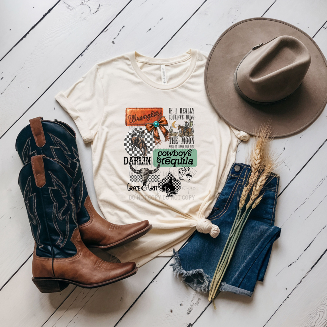Cowboys & Tequila Tshirt