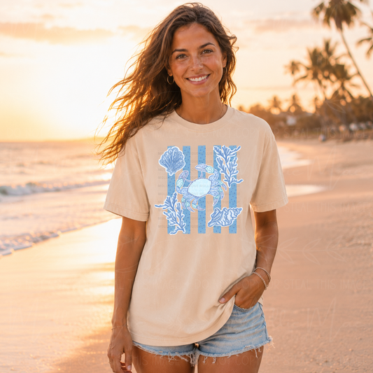 Blue Ocean Life Graphic Tee