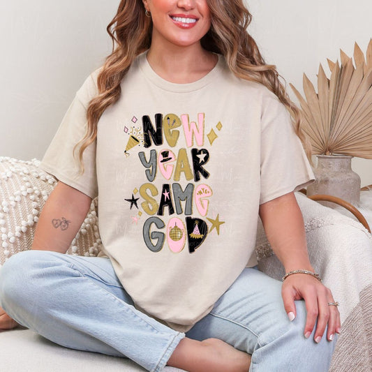 New Year Same God - Pink