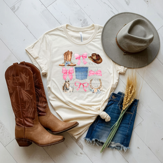 Cowgirl Bows Tshirt