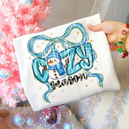 Cozy Season Snowman Graphic Sweatshirt