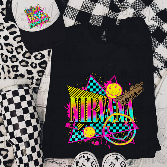 Neon Band Graphic Tee