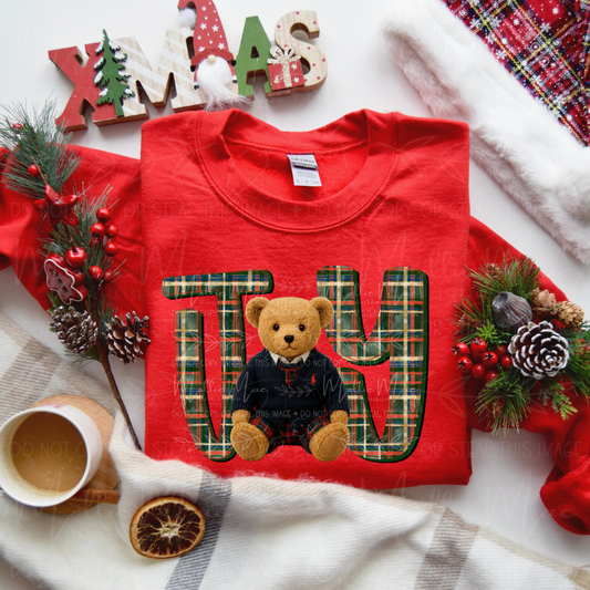 Teddy Bear Joy Graphic Sweatshirt