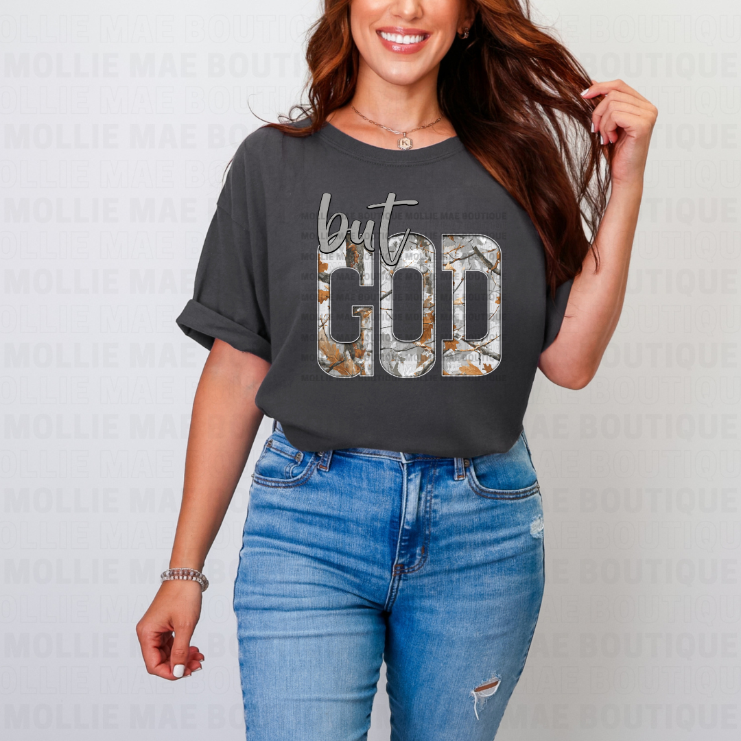 But God Camo Graphic Tee
