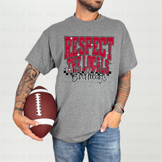 Respect the Locals – Bulldogs Graphic Tee