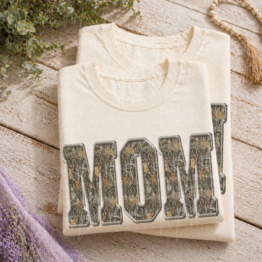 Camo Mom Graphic Tee