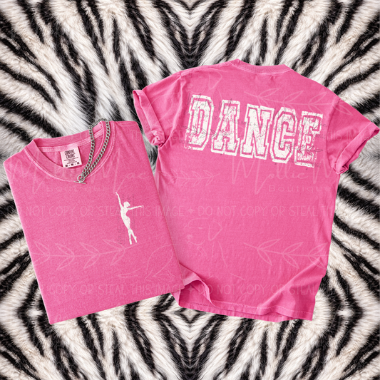 Dance Varsity Grunge Graphic Tee