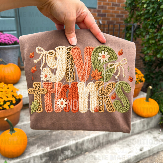 Grateful Threads Faux Knit Tee