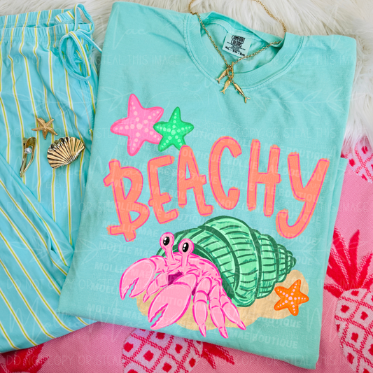 Beachy Hermit Crab Graphic Tee