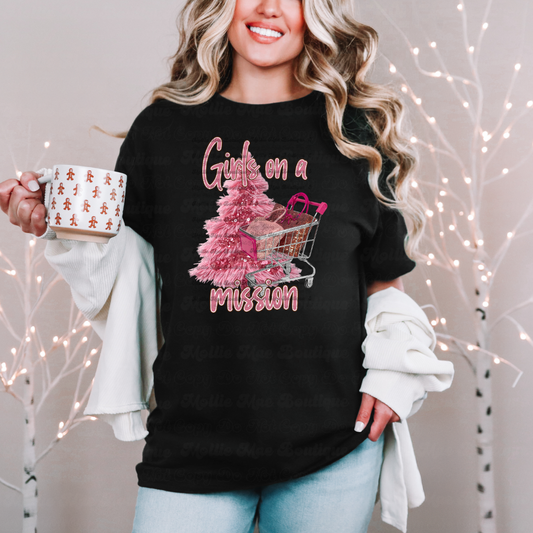 Girls on a Mission – Holiday Shopping Tee
