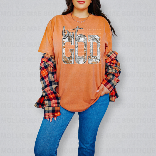 But God Camo Graphic Tee