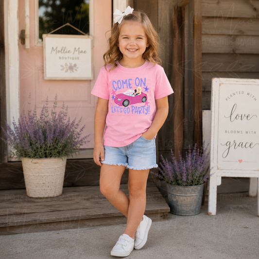 Come On Let’s Go Party Youth/Toddler Graphic Tee
