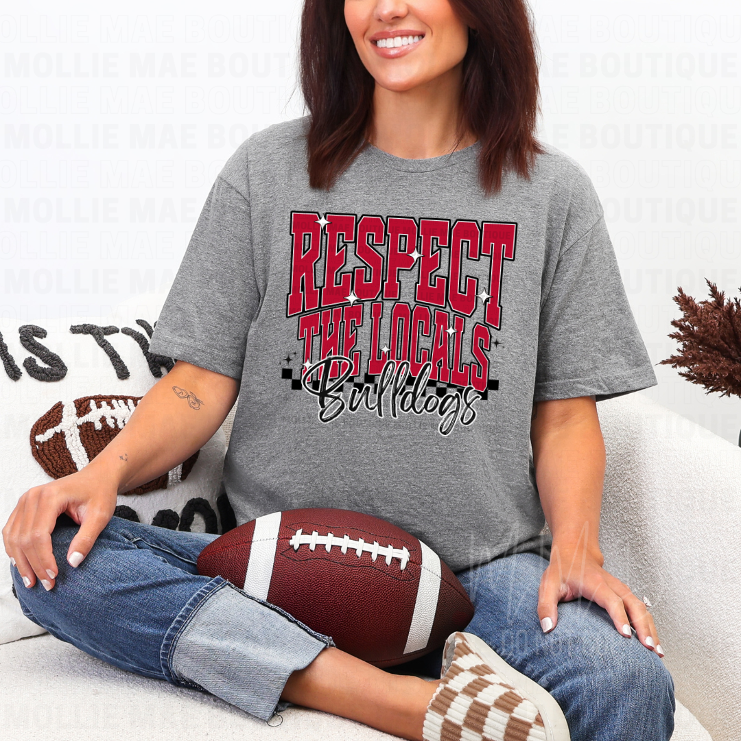 Respect the Locals – Bulldogs Graphic Tee
