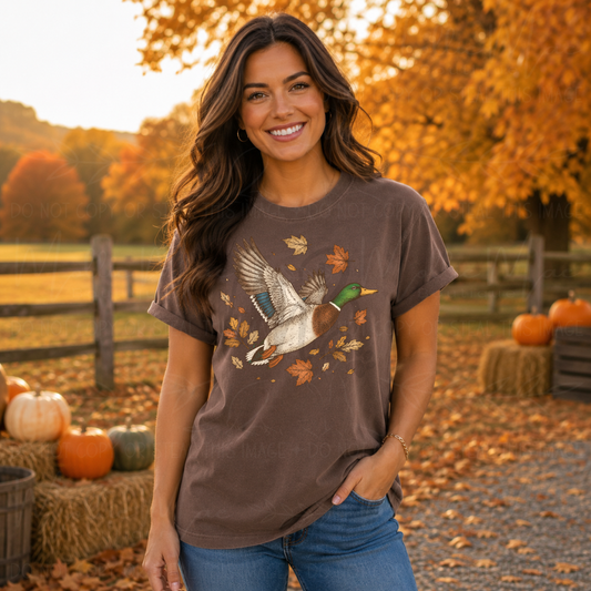 Autumn Flight Mallard Graphic Tee