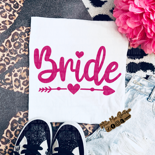 Bride/Bride Tribe White Tshirt
