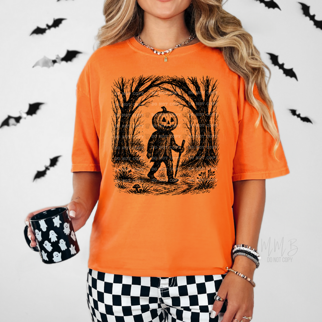 Lost Pumpkin Comfort Colors Tee – Black Graphic