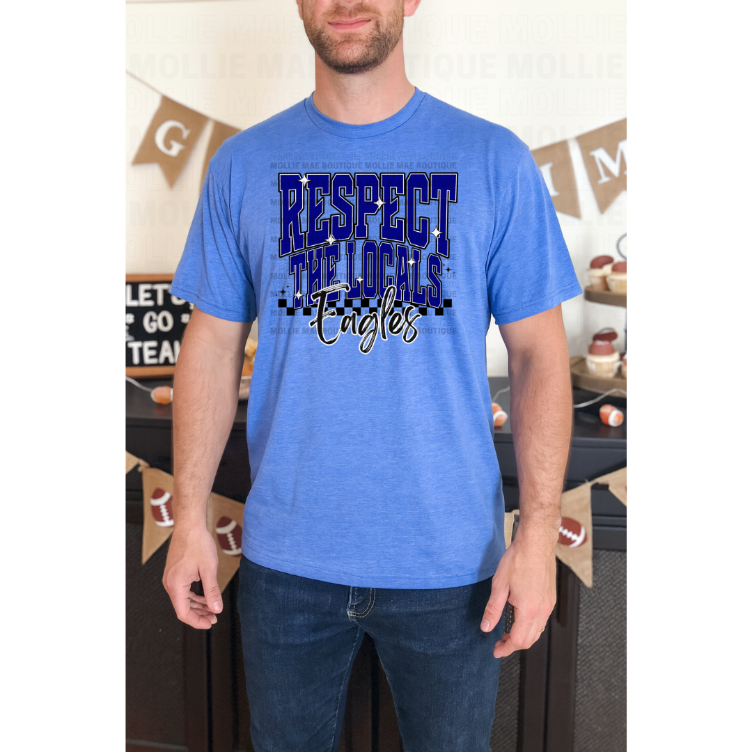 Respect the Locals – Eagles Graphic Tee