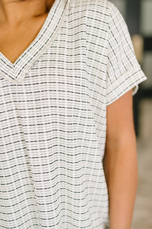 You Just Get It V-Neck Top boutique top at Mollie Mae Boutique