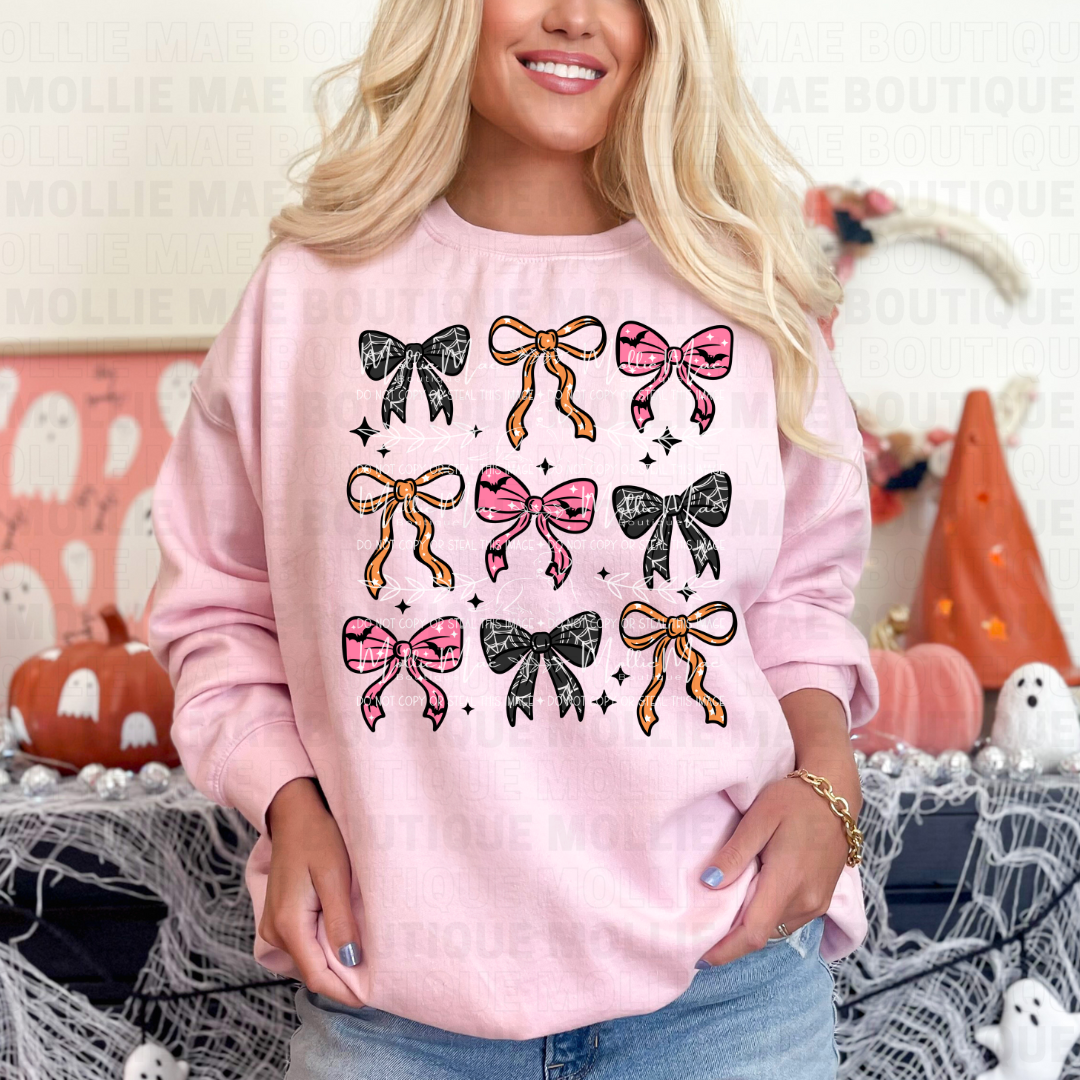 Spooky Bows Coquette Graphic Tee