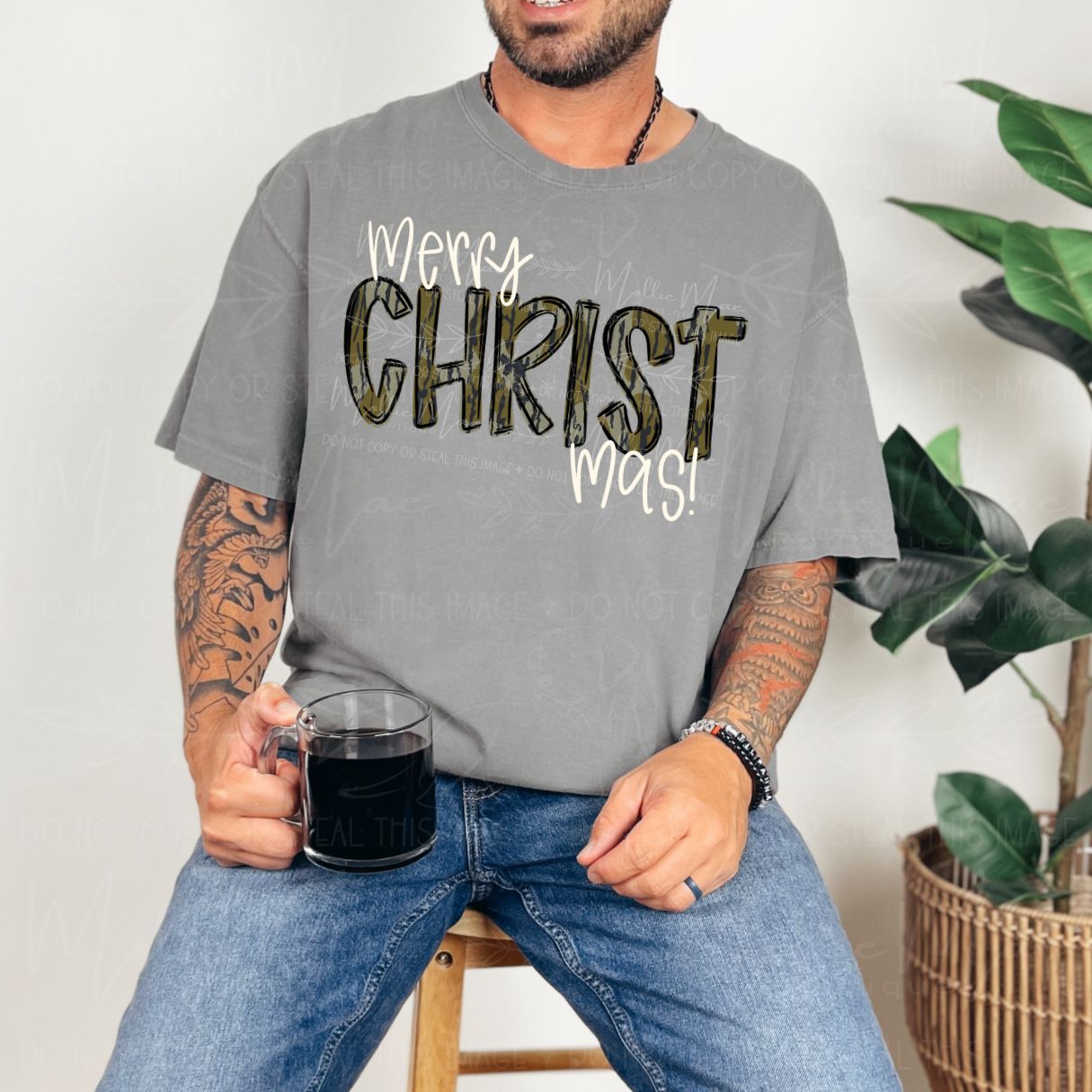 Merry CHRISTmas Graphic Tee