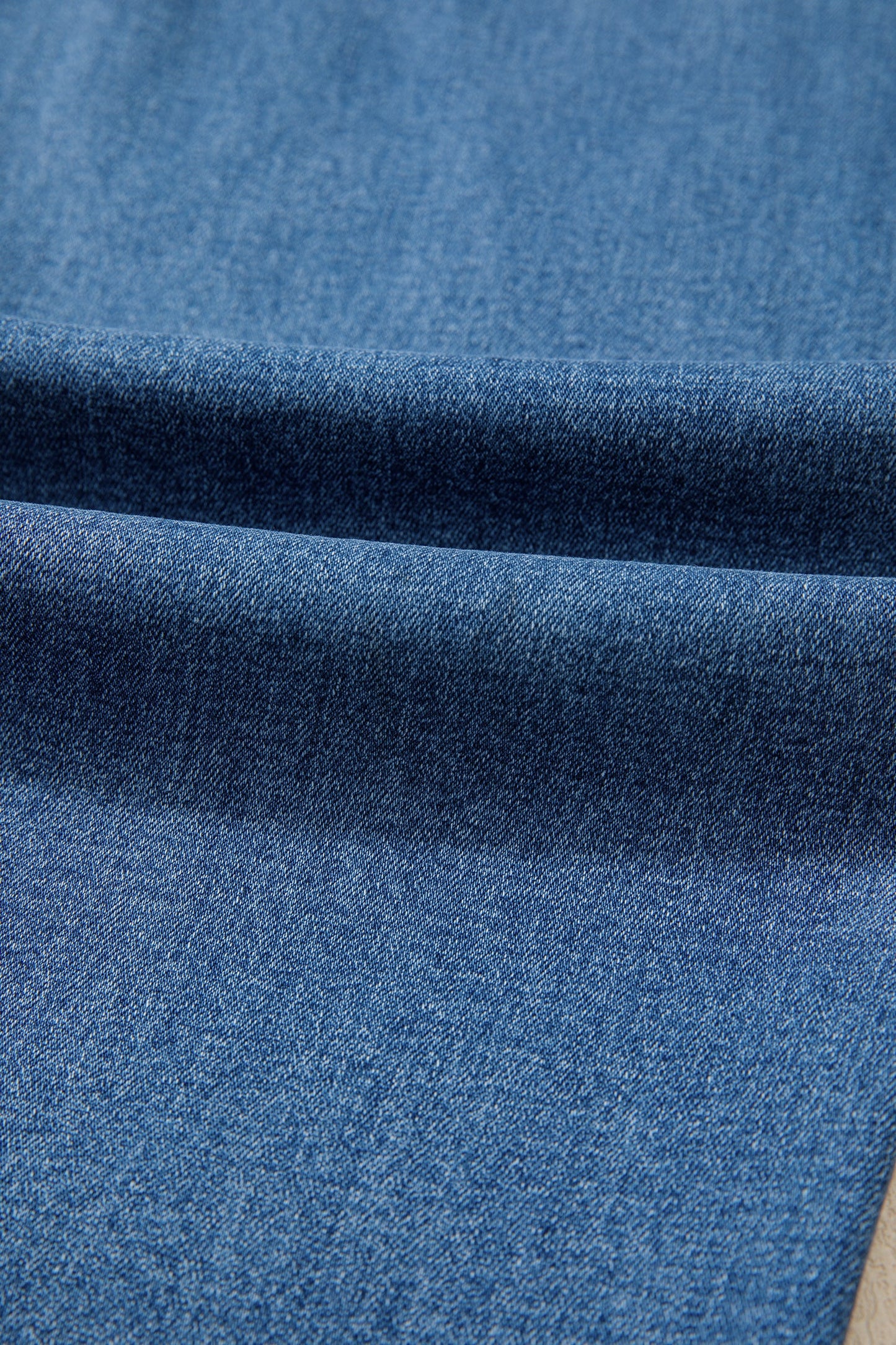 acid wash denim straight leg jeans in blue myosotis wash for women
