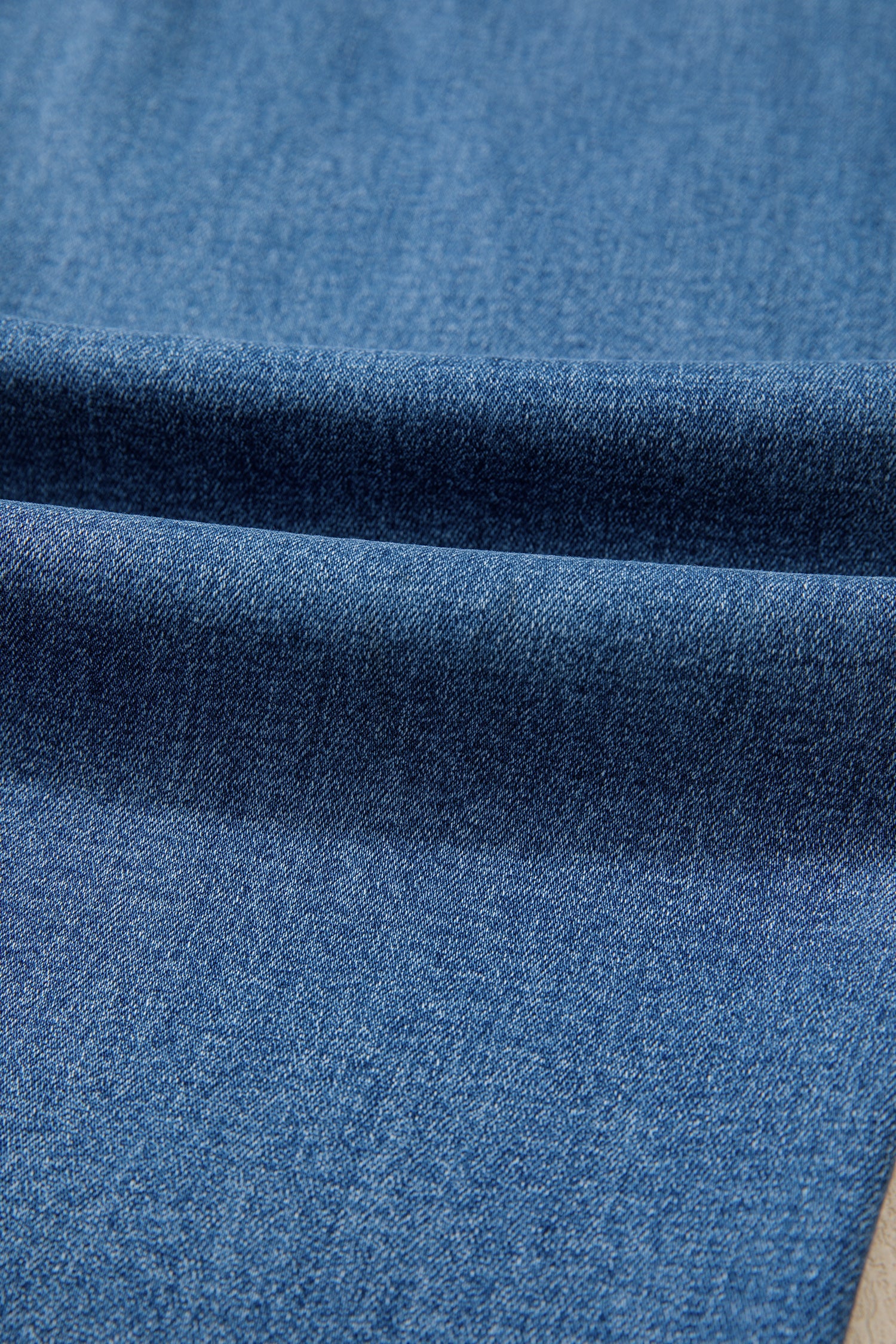 acid wash denim straight leg jeans in blue myosotis wash for women