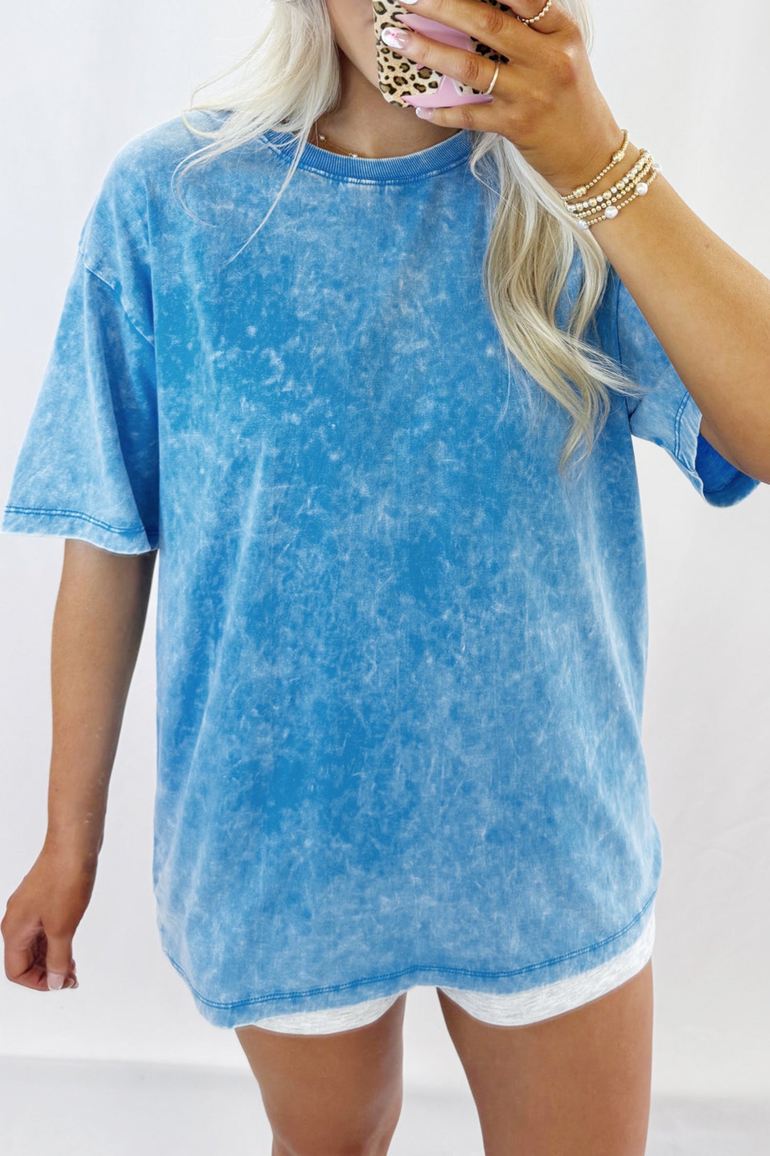 Mineral Wash Oversize Short Sleeve T-Shirt boutique clothing from Mollie Mae Boutique