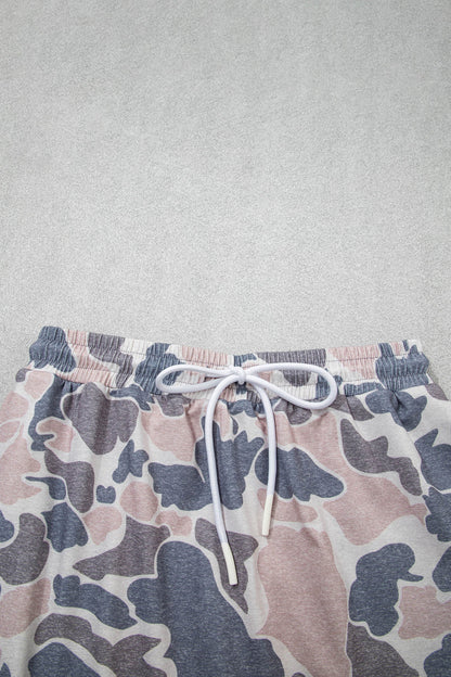 Retro Camo Colorblock Top & Trim Skort Set Pretty Bash women's boutique top from Mollie Mae Boutique