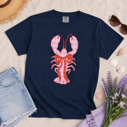 Seaside Lobster Bow Graphic Tee