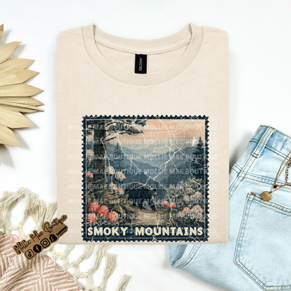 Smoky Mountians Stamp Tshirt
