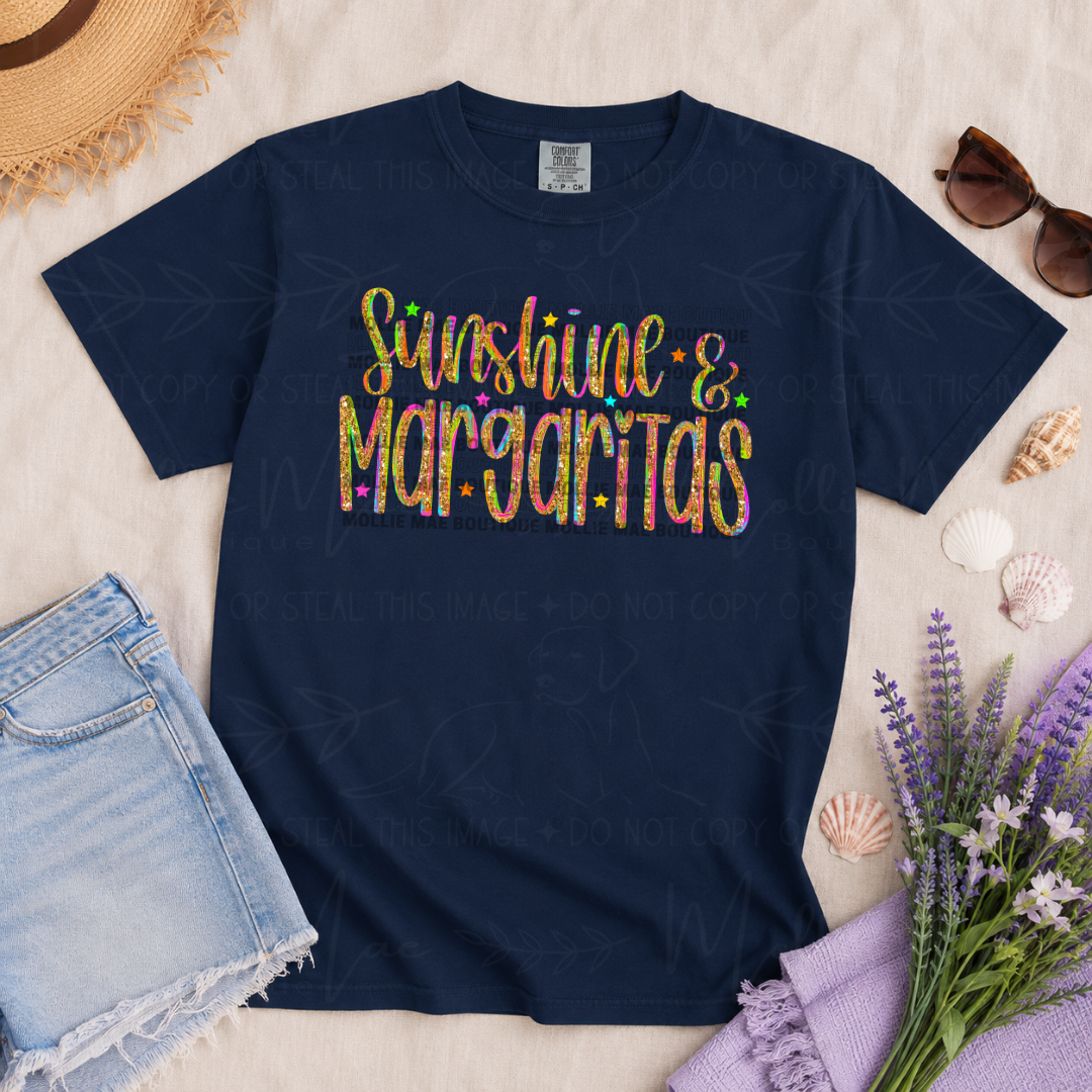 Sunshine & Margaritas Graphic Tee & Tank