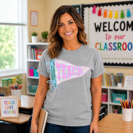 Teacher Pennant Graphic Tee